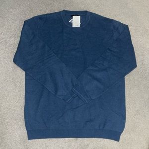 Mens Top Ten Blue Cashmere Blend Sweater - 120 XL / XXL